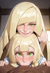 lillie (pokemon) from nintendo by verynormalguy