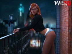barbara gordon from batman (series) by wolfwhistle3d