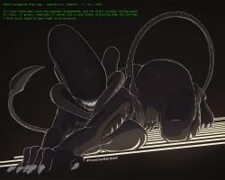 female xenomorph from alien (franchise) by travendraws