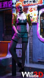 aurore cassel from cd projekt red by wolfwhistle3d