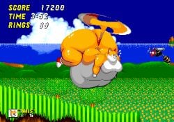 tails the fox from sonic (series) by chip at night