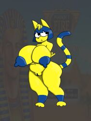 ankha from animal crossing by bigtrog84