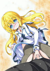 blonde_hair blue_eyes censored colette_brunel long_hair milkpanda sex solo tales_of_(series) tales_of_symphonia