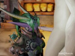 animated fellatio female green_hair hair oral tagme world_of_warcraft ysera