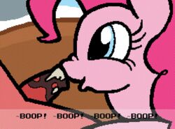 2013 animated anthro big_brian blue_eyes boop cum equine female feral friendship_is_magic furry furry_only hair horse horsecock lying male my_little_pony oral_sex original_character penis pink_fur pink_hair pinkie_pie_(mlp) pixel_art pony sex snow straight_hair talking