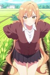 1girls ai_generated animated female female_only kimi_no_koto_ga_dai_dai_dai_dai_daisuki_na_100-nin_no_kanojo tagme video