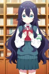 1girls ai_generated animated female female_only kimi_no_koto_ga_dai_dai_dai_dai_daisuki_na_100-nin_no_kanojo tagme video