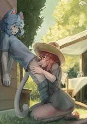 blowjob brother brother_(lore) brother_and_sister brother_and_sister_(lore) domestic_cat felid feline felis furry furry_female furry_male furry_only garden incest incest_(lore) kyrkyma love masyunya_(vkontakte) oral oral_penetration oral_sex outside outside_sex penis_in_mouth sex sima_(vkontakte) sister sister_(lore) soft_lighting sucking sucking_penis summer