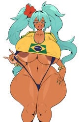 brazilian miku from vocaloid by thecon