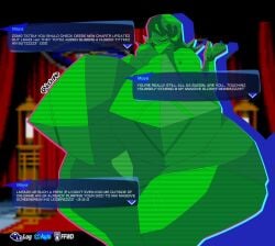 armor big_ass big_breasts game green_body hyper maya_(persona_3) persona persona_3 polygonal revealing_clothes tagme teasing voctopie