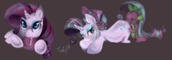 equine female feral friendship_is_magic hair horn horse licking male my_little_pony oral oral_sex pony purple_hair sex spike_(mlp) tomiyoko tongue unicorn