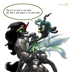 ass feral friendship_is_magic furry horse horsecock king_sombra_(mlp) my_little_pony penis pounding purevil queen_chrysalis queen_chrysalis_(mlp) vaginal_penetration