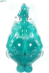 1girls aqua_hair ass big_butt big_thighs blue_body blue_hair bodily_fluids bubble bubble_ass bubble_butt dat_ass ella_slurp epic_games fat_ass female fortnite fortnite:_battle_royale glistening glistening_body goo_creature goo_hair green_body green_hair hair hands_on_ass hourglass_figure hourglass_figured_female huge_ass huge_butt huge_thighs humanoid lilatole monster_girl ponytail pseudo_hair slime_girl slime_hair slurp_juice solo teal_body teal_hair thick thick_ass thick_butt thick_hips thick_legs thick_thighs tied_hair translucent translucent_body transparent_body wide_hips wide_thighs