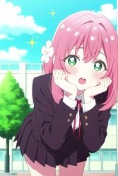 1girls ai_generated animated female female_only kimi_no_koto_ga_dai_dai_dai_dai_daisuki_na_100-nin_no_kanojo tagme video