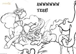 ass discord_(mlp) feral friendship_is_magic furry horse horsecock my_little_pony nightmare_moon_(mlp) penis pounding princess_luna_(mlp) pussy queen_chrysalis vaginal_penetration