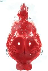 1girls alternate_version aqua_hair ass big_butt big_thighs bodily_fluids bubble bubble_ass bubble_butt dat_ass ella_slurp epic_games fat_ass female fortnite fortnite:_battle_royale glistening glistening_body goo_creature goo_hair hair hands_on_ass hourglass_figure hourglass_figured_female huge_ass huge_butt huge_thighs humanoid lilatole monster_girl ponytail pseudo_hair red_body red_hair slime_girl slime_hair slurp_juice solo teal_body teal_hair thick thick_ass thick_butt thick_hips thick_legs thick_thighs tied_hair translucent translucent_body transparent_body wide_hips wide_thighs