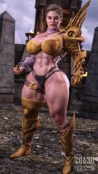 abigail anderson from marvel by cga3d