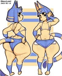 ankha from animal crossing by onaeane