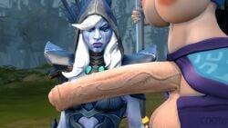 1futa 3d coot27 female futanari massive_cock throbbing_penis