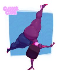 1girls ass big_ass bubble_butt cuddlecore dat_ass dumptruck_ass fat_ass fusion garnet_(steven_universe) gem_(species) gem_fusion handstand huge_ass huge_butt massive_ass milf multicolored_body pose solo solo_female solo_focus spin_kick splits square_head steven_universe thick_ass thick_thighs tight_clothing viewed_from_behind voluptuous voluptuous_female