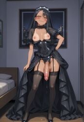 1futa ai_generated areolae balls big_areola big_balls big_breasts big_cock big_nipples big_penis big_testicles breasts brown_eyes cock dark_hair dick dickgirl erect_nipple erect_nipples erect_penis erection futa_only futanari hayase_nagatoro intersex nazraart nipples nude_futa nude_futanari penis please_don't_bully_me,_nagatoro scrotum solo solo_futa tan-skinned_futa testicles uncensored veiny_penis