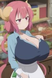 1girls ahoge ai_generated ass ass_focus asshole bangs bare_shoulders big_ass big_breasts big_thighs bimbo bimbofication blush bottom_heavy bottomless braid breast_expansion breasts bubble_ass bubble_butt cameltoe curvy dragon dragon_maid expansion expansion_sequence fake_breasts freelandx gigantic_ass gigantic_breasts gigantic_butt gigantic_thighs hips huge_ass huge_breasts huge_butt hyper hyper_ass hyper_breasts ilulu_(dragon_maid) inflation kobayashi-san_chi_no_maidragon leotard musk oppai progression purple_leotard red_eyes sequence shiny_clothes skin_tight solo thick_ass thick_legs thick_thighs thighs top_heavy transformation voluptuous white_skin wide_hips