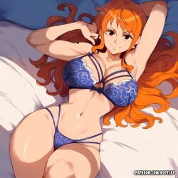 ai_generated bottlez female female_only nami nami_(one_piece) one_piece post-timeskip