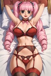 ai_generated anime female female_only marvelousvice one_piece perona pink_hair