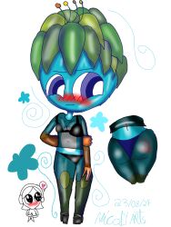 1boy 2016 2016_rio_olympics 2024 absurd_res ass blue_skin brazil femboy green_hair hi_res highres humanoid nicolyarts olympics tagme tom_(mascot)