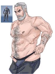 jack_morrison male male_only overwatch overwatch_2 soldier_76 solo_male thong thotdeaddy underwear