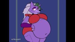 2d afraart animated animatronic animatronic_female animatronics anthro ass_expansion belly big_belly big_breasts breast_expansion burp burping digestion embarrassed five_nights_at_freddy's five_nights_at_freddy's:_security_breach furry glamrock_chica_(fnaf) huge_belly oral_vore roxanne_wolf_(fnaf) sound swallowed_whole tagme video vore weight_gain wolf wolf_girl