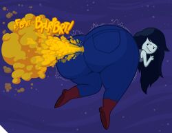 1girls adventure_time ass big_ass big_butt black_hair blue_skin brap butt cartoon_network enormous_butt fangs fard fart fart_cloud fart_fetish farting farts fat_ass fat_butt female female_only fetish fully_clothed gassy huge_ass huge_butt jeans looking_back marceline smelly_farts solo sorollos stinky_fart text thick_ass thick_butt tight_jeans vampire warner_brothers yoshizilla