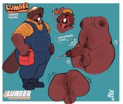 anthro anus areola backsack balls beaver bigcozyorca biped bodily_fluids body_hair brown_body brown_fur bulge clothed clothing cum cumshot detailed_bulge ejaculation english_text erection fur genital_fluids genitals glans hairy_balls hi_res humanoid_genitalia humanoid_penis male male_anthro male_only mammal moobs navel nipples nude orgasm overweight overweight_anthro overweight_male penis plantigrade pubes rear_view rodent solo text vein veiny_penis