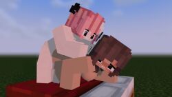 1boy 1girls 3d anal anal_sex animated astolfo_(fate) big_ass big_breasts brown_hair cute dex69 doggy_style domination erect_nipples female femboy femboy_on_female from_behind horny_female horny_male male mine-imator minecraft nude_female nude_male on_bed pink_hair self_upload small_ass tagme video