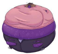 1girls belly_expansion big_belly big_breasts black_pants blonde_hair breast_expansion brown_hair bubble bubbles curly_hair dyed_hair expansion frizzy_hair grape_inflation grape_soda immobile inflation long_hair navel pink_sweater poppy_wallace purple_skin ripped_clothing ripped_pants round_body sile2011 soda_inflation spherical_inflation sunken_head sunken_limbs tagme the_factory_saga white_panties