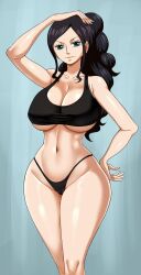 female female_only nico_robin one_piece pinkpawg solo