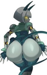 ass ass_visible_through_thighs dieliusdl06 dl06 from_behind_position huge_ass imminent_sex jumpscare robo-fortune robot robot_girl skullgirls svdielius