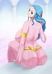 ass dress female female_only nefertari_vivi one_piece pinkpawg post-timeskip solo