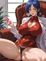 1girls ai_generated cameltoe cleavage curvy dodo_bird dr._marilyn_willow erect_nipples female gigantic_breasts huge_areolae huge_ass marine_a_go-go nai_diffusion puffy_nipples realistic red_lips short_hair short_hair_female soreyuke_marine-chan stable_diffusion thick_lips voluptuous wide_hips