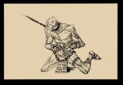 bondage bound chains english_text male mobstermelodies text vermintide victor_saltzpyre warhammer_(franchise) warhammer_fantasy witch_hunter_(warhammer)