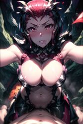 ai_generated big_breasts elise_kythera_zaavan league_of_legends penis riot_games