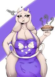 1girls bagxh blush breasts chubby female milf tagme toriel undertale