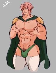 jja_nap link male male_only pubic_hair solo_male the_legend_of_zelda thong underwear