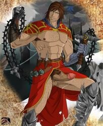 1boy bara castlevania castlevania:_lords_of_shadow devilman_(artist) gabriel_belmont male male_only muscles muscular muscular_male solo tagme uncensored yaoi