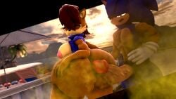 anthro ass ass_focus big_ass big_breasts big_butt big_penis bubble_ass bubble_butt butt_focus chipmunk doppoarts fart fart_cloud fart_fetish fart_on_dick farting farts furry hedgehog huge_ass huge_butt huge_cock sally_acorn sega sonic_(series) sonic_the_hedgehog sonic_the_hedgehog_(series)