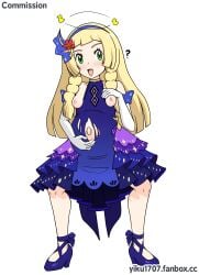 1girls anniversary_lillie_(pokemon_masters) belly big_belly blonde_hair breasts female lactation lillie_(pokemon) nipples outie_navel pokemon pokemon_masters pokemon_sm pregnant small_breasts solo torn_clothes wardrobe_malfunction yiku1707