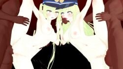 1boy 1boy1girl 1girls 3d 3d_animation animated big_penis blue_archive breasts breasts_out cock cum cum_in_pussy cum_inside dark-skinned_male dark_skin dominant dominant_male domination ejaculation elf_ears female femsub ffmm_foursome green_hair hat hat_only hikari_(blue_archive) huge_cock interracial interracial_sex kissing kissing_while_penetrated koikatsu koikatsu_(medium) large_penis light-skinned_female light_skin long_hair male male/female male_penetrating male_penetrating_female maledom mp4 nipples no_sound nozomi_(blue_archive) nude nude_female nude_male penis penis_out self_upload sex standing standing_on_one_leg standing_sex standing_split straight submission submissive submissive_female tagme thatvincent tongue tongue_out twins twintails vaginal_penetration vaginal_sex video yellow_eyes