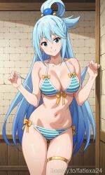 aqua (konosuba) from kono subarashii sekai ni shukufuku wo! by fatlexa24
