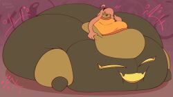 1girls bbw fat female gourgeist immobile lifelinelemons obese obese_female pokemon pokemon_(species) pokemon_xy pumpkin pumpkin_girl ssbbw tagme