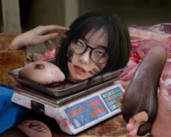 amputee dismemberment gore guro quadruple_amputee